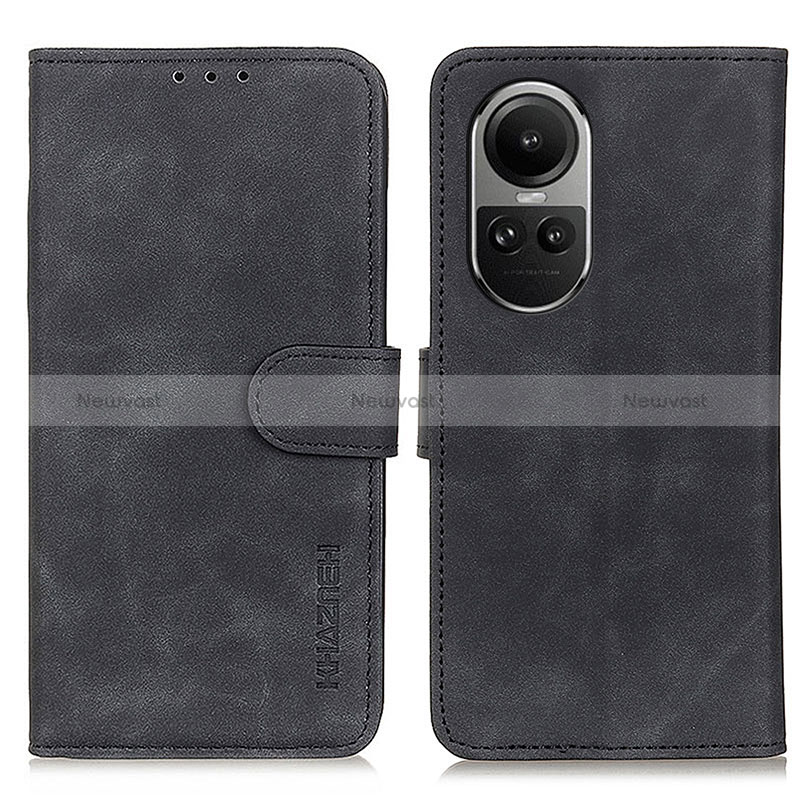 Leather Case Stands Flip Cover Holder K03Z for Oppo Reno10 5G