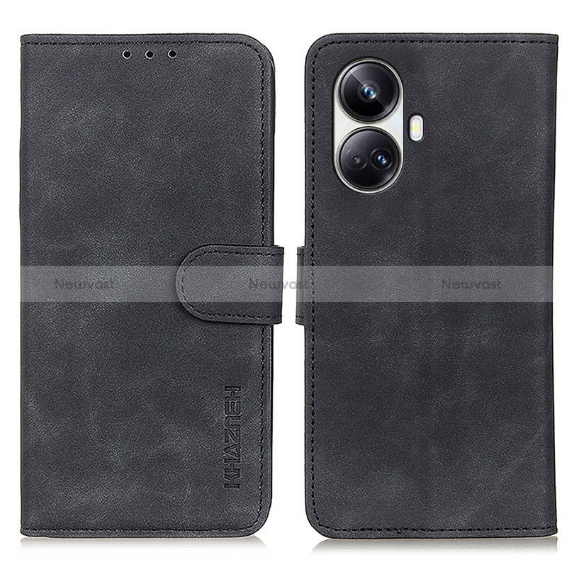 Leather Case Stands Flip Cover Holder K03Z for Realme 10 Pro+ Plus 5G