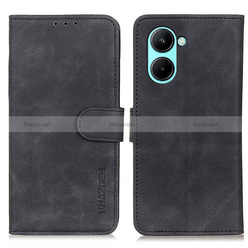 Leather Case Stands Flip Cover Holder K03Z for Realme C33