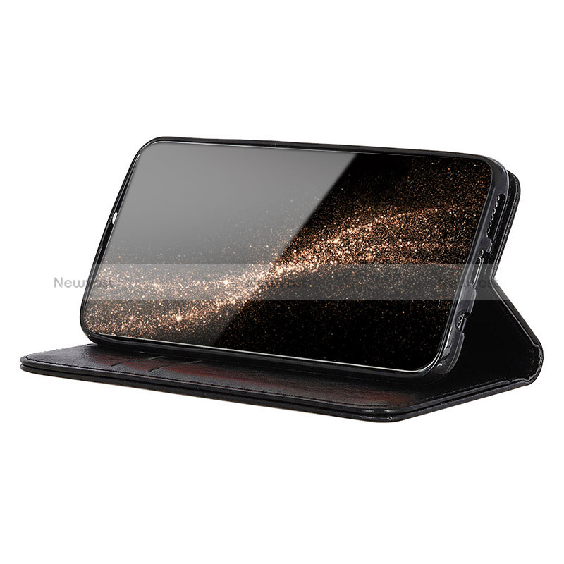 Leather Case Stands Flip Cover Holder K03Z for Samsung Galaxy M04