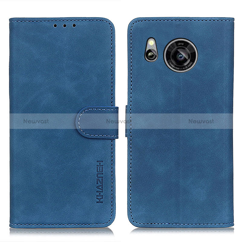 Leather Case Stands Flip Cover Holder K03Z for Sharp Aquos Sense8