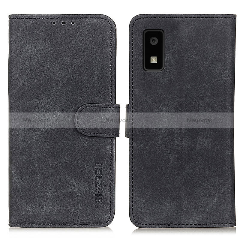 Leather Case Stands Flip Cover Holder K03Z for Sharp Aquos wish3