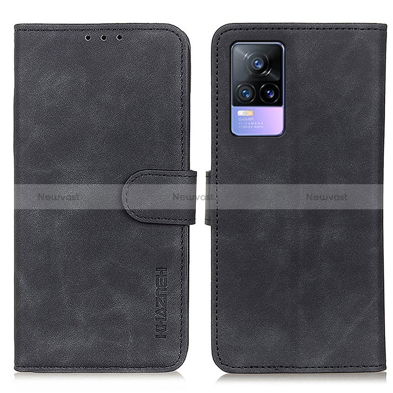 Leather Case Stands Flip Cover Holder K03Z for Vivo V21e 4G