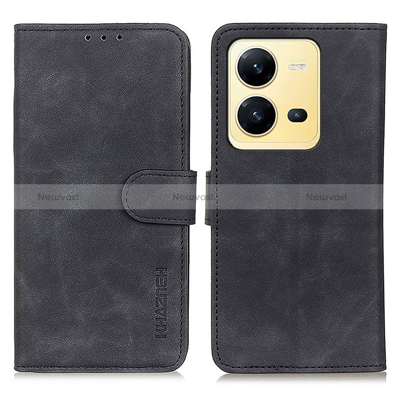 Leather Case Stands Flip Cover Holder K03Z for Vivo V25 5G