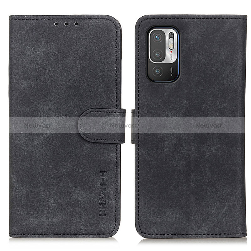 Leather Case Stands Flip Cover Holder K03Z for Xiaomi Redmi Note 10 5G