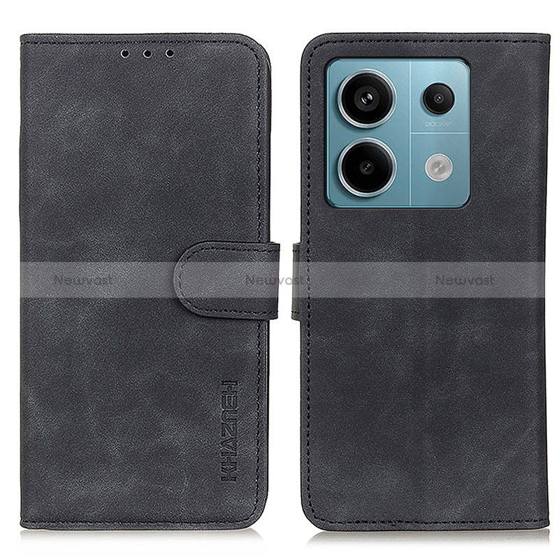 Leather Case Stands Flip Cover Holder K03Z for Xiaomi Redmi Note 13 Pro 5G