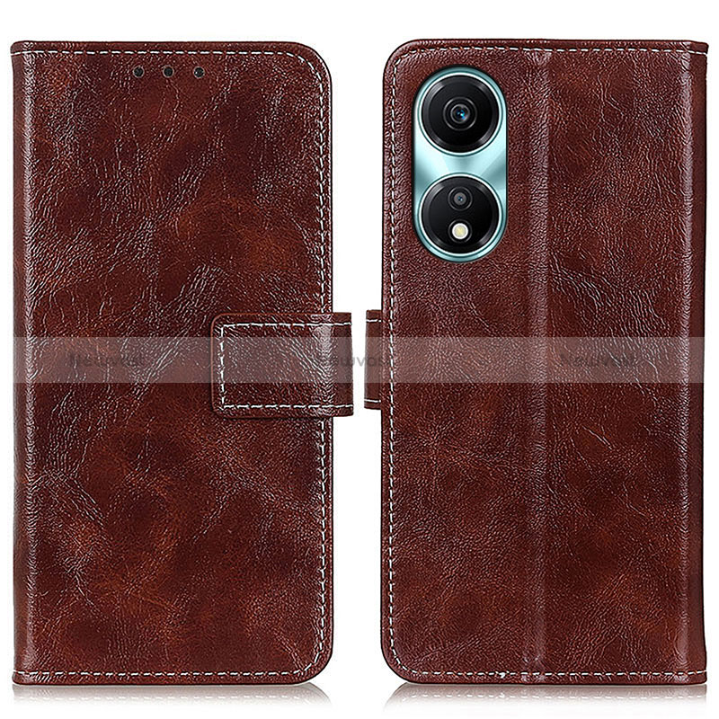 Leather Case Stands Flip Cover Holder K04Z for Huawei Honor X5 Plus