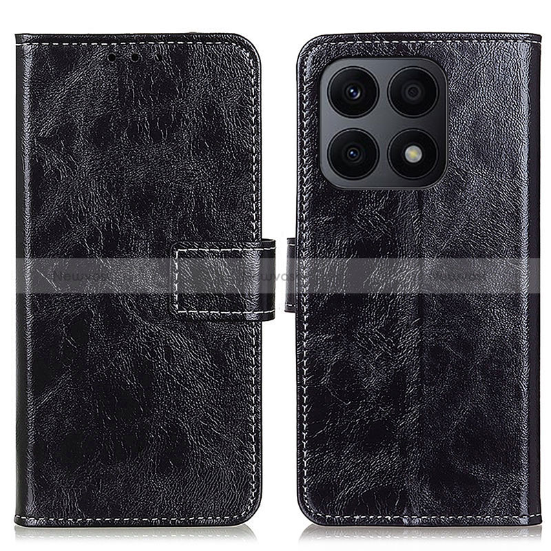 Leather Case Stands Flip Cover Holder K04Z for Huawei Honor X8a 4G