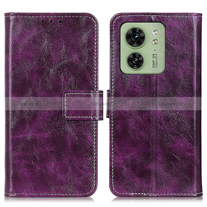 Leather Case Stands Flip Cover Holder K04Z for Motorola Moto Edge 40 5G