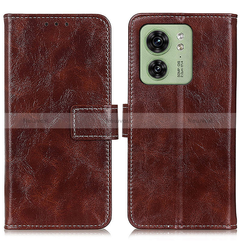 Leather Case Stands Flip Cover Holder K04Z for Motorola Moto Edge 40 5G