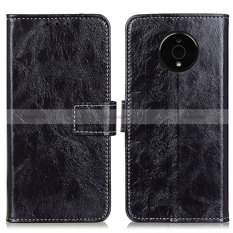 Leather Case Stands Flip Cover Holder K04Z for Nokia C200