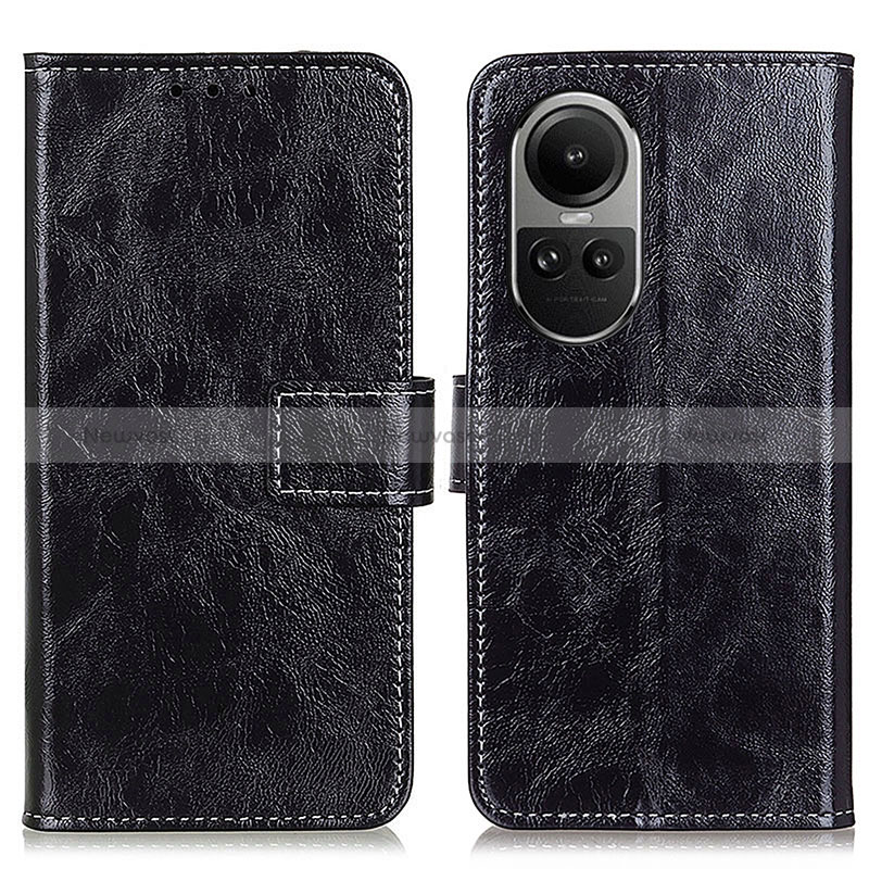 Leather Case Stands Flip Cover Holder K04Z for Oppo Reno10 5G