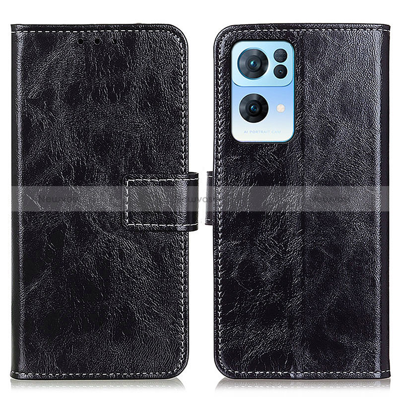 Leather Case Stands Flip Cover Holder K04Z for Oppo Reno7 Pro 5G