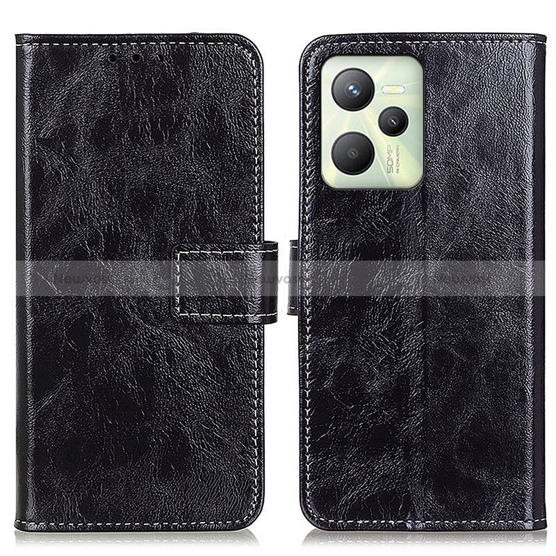 Leather Case Stands Flip Cover Holder K04Z for Realme Narzo 50A Prime