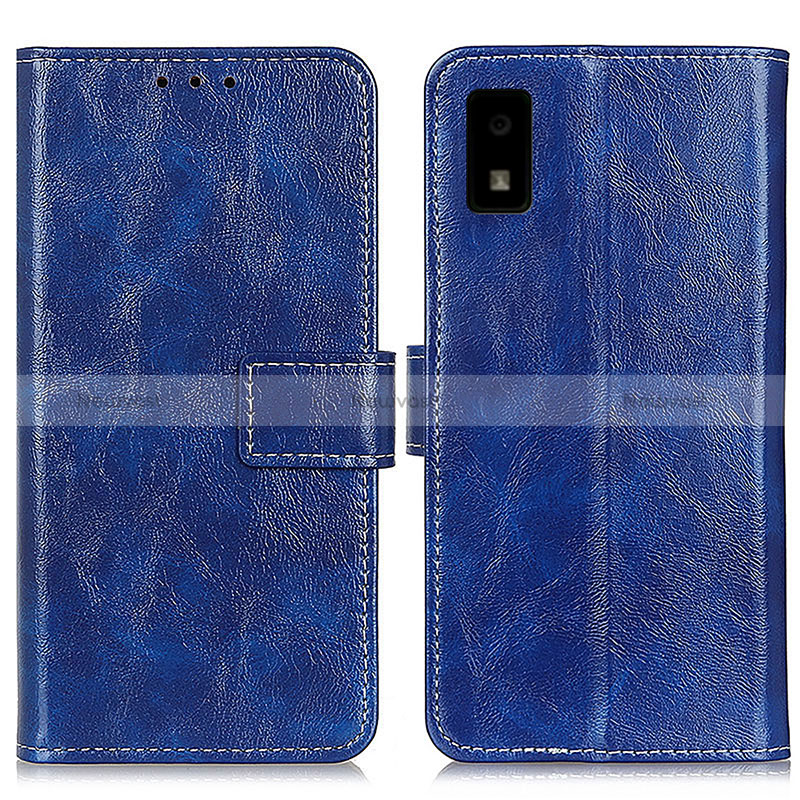 Leather Case Stands Flip Cover Holder K04Z for Sharp Aquos wish