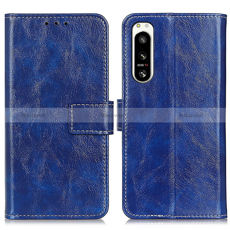 Leather Case Stands Flip Cover Holder K04Z for Sony Xperia 5 IV