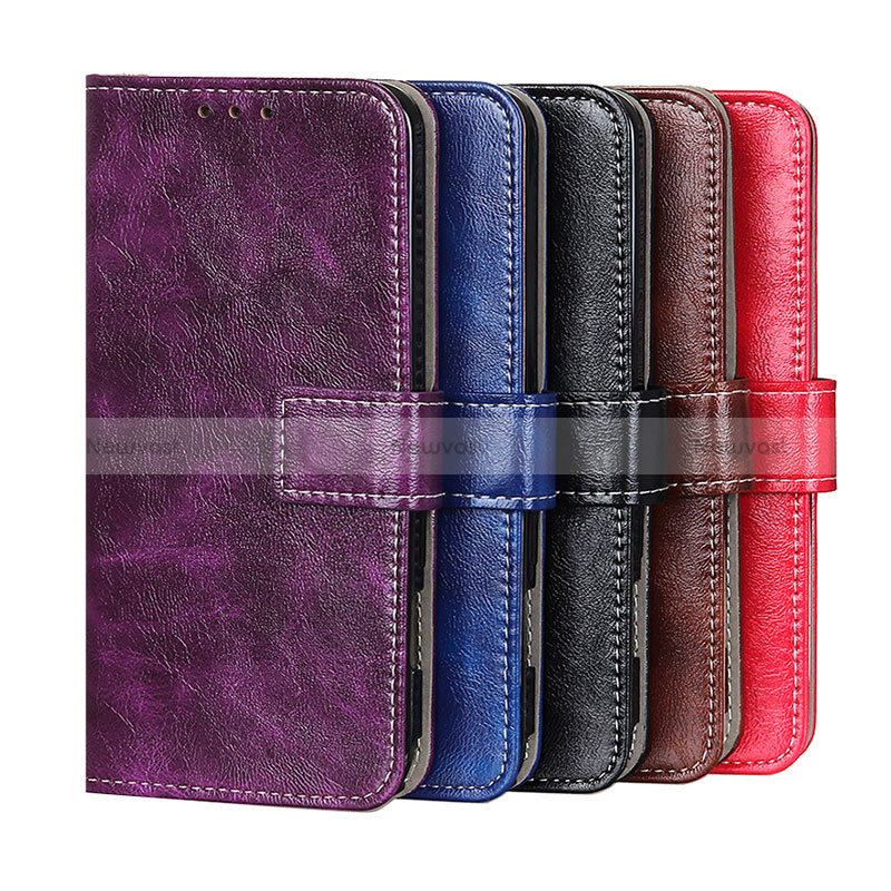 Leather Case Stands Flip Cover Holder K04Z for Vivo Y33e 5G