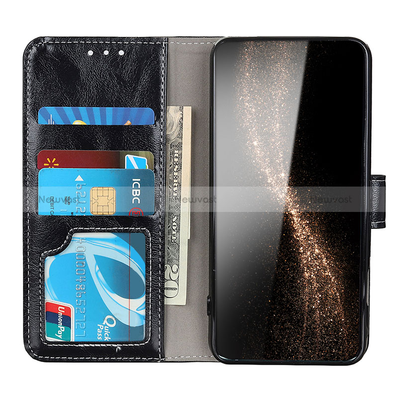 Leather Case Stands Flip Cover Holder K04Z for Vivo Y33e 5G