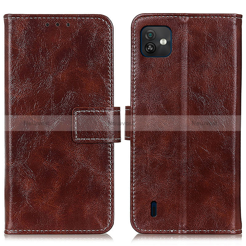 Leather Case Stands Flip Cover Holder K04Z for Wiko Y82