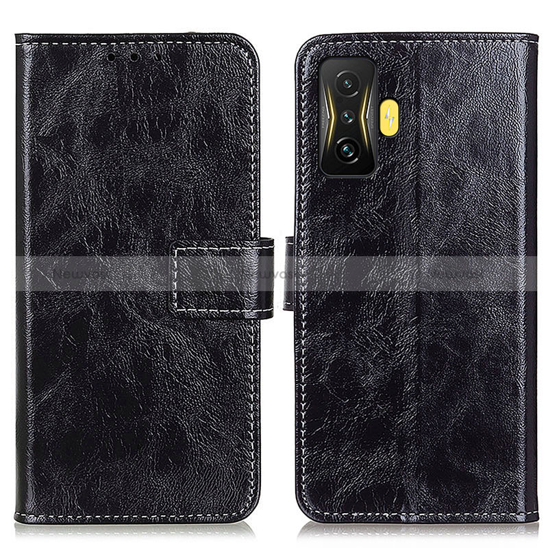 Leather Case Stands Flip Cover Holder K04Z for Xiaomi Redmi K50 Gaming 5G