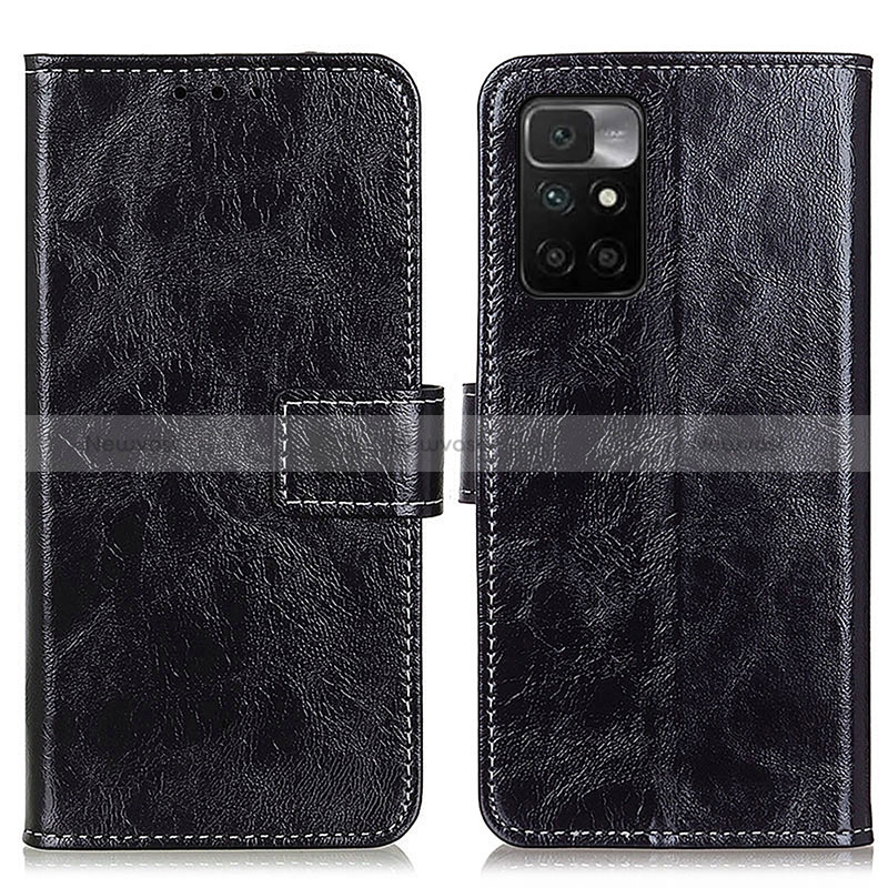 Leather Case Stands Flip Cover Holder K04Z for Xiaomi Redmi Note 11 4G (2021)