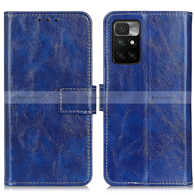 Leather Case Stands Flip Cover Holder K04Z for Xiaomi Redmi Note 11 4G (2021)