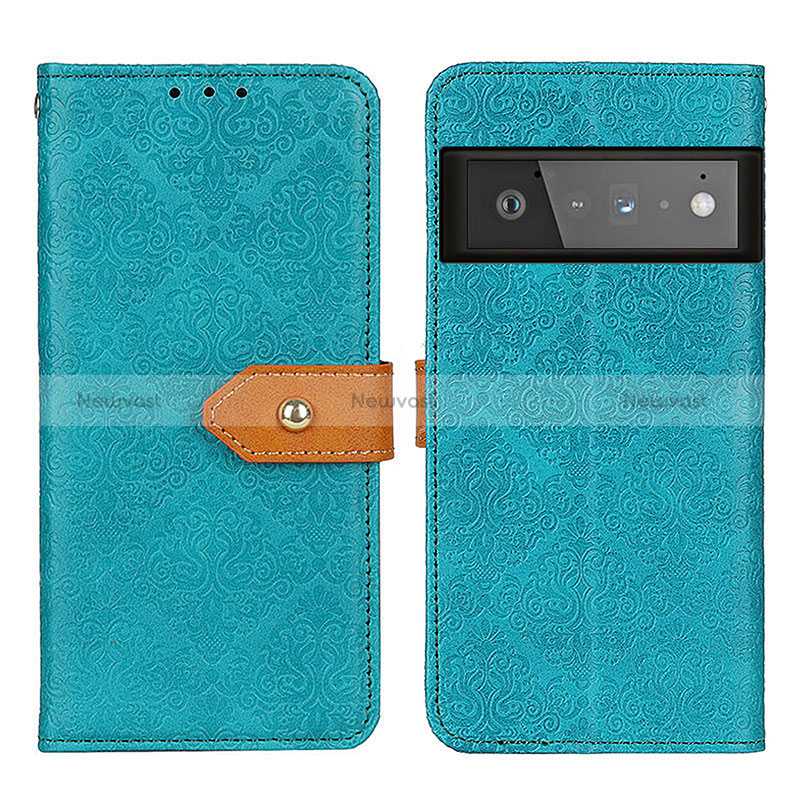 Leather Case Stands Flip Cover Holder K05Z for Google Pixel 6 Pro 5G