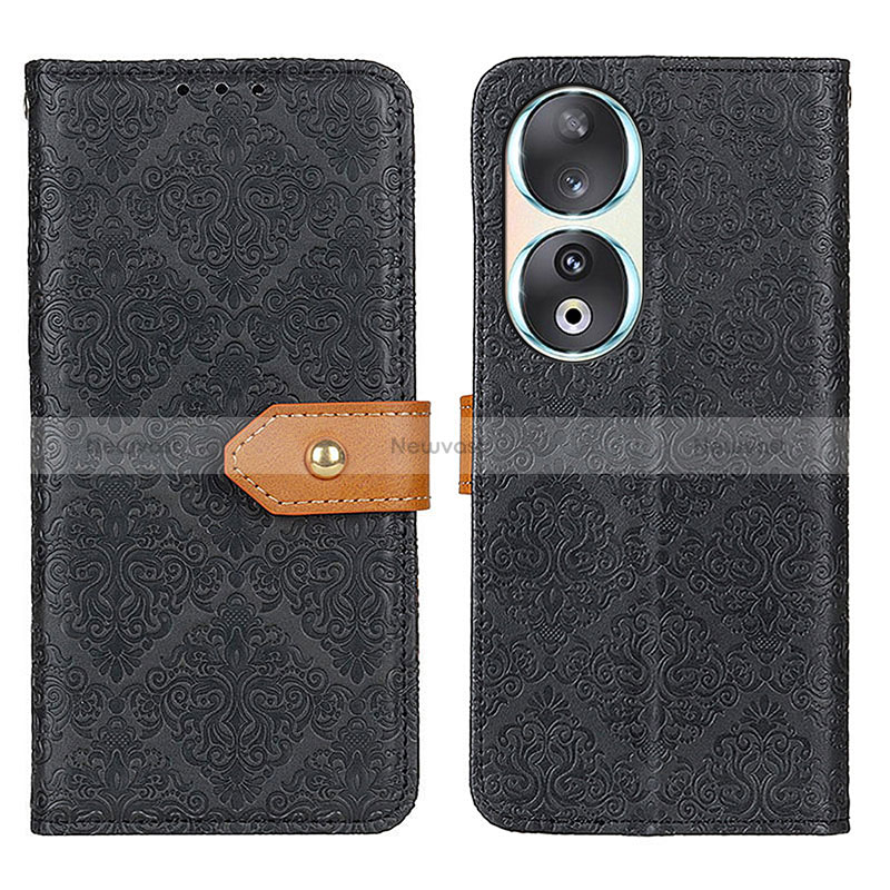 Leather Case Stands Flip Cover Holder K05Z for Huawei Honor 90 5G