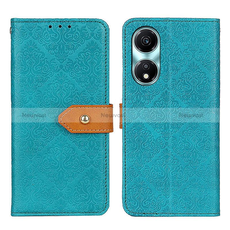 Leather Case Stands Flip Cover Holder K05Z for Huawei Honor X5 Plus