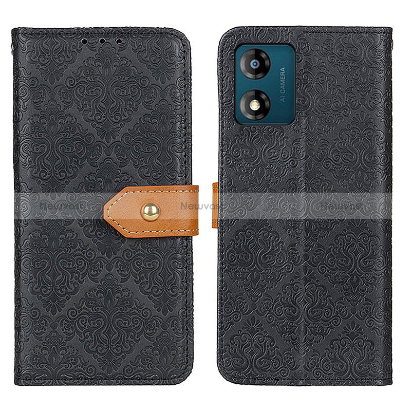 Leather Case Stands Flip Cover Holder K05Z for Motorola Moto E13