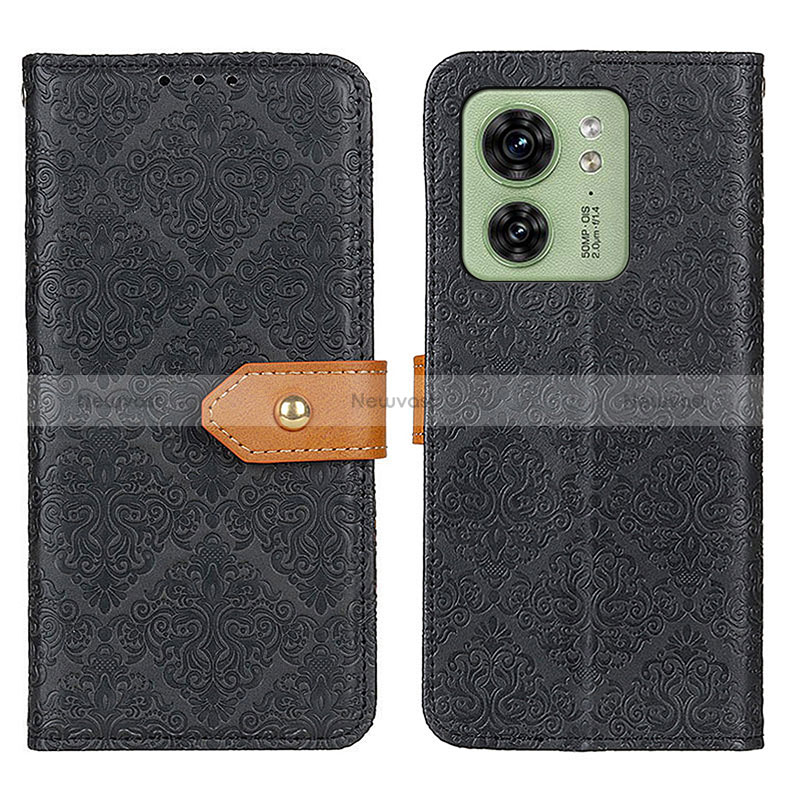 Leather Case Stands Flip Cover Holder K05Z for Motorola Moto Edge (2023) 5G