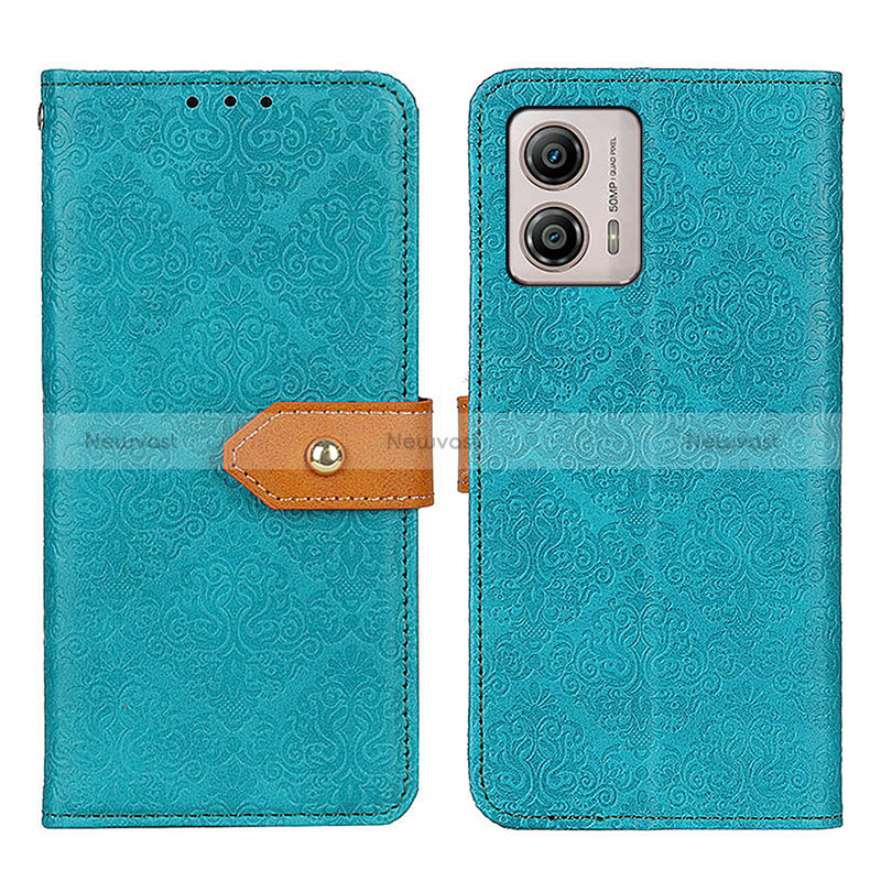 Leather Case Stands Flip Cover Holder K05Z for Motorola Moto G53 5G