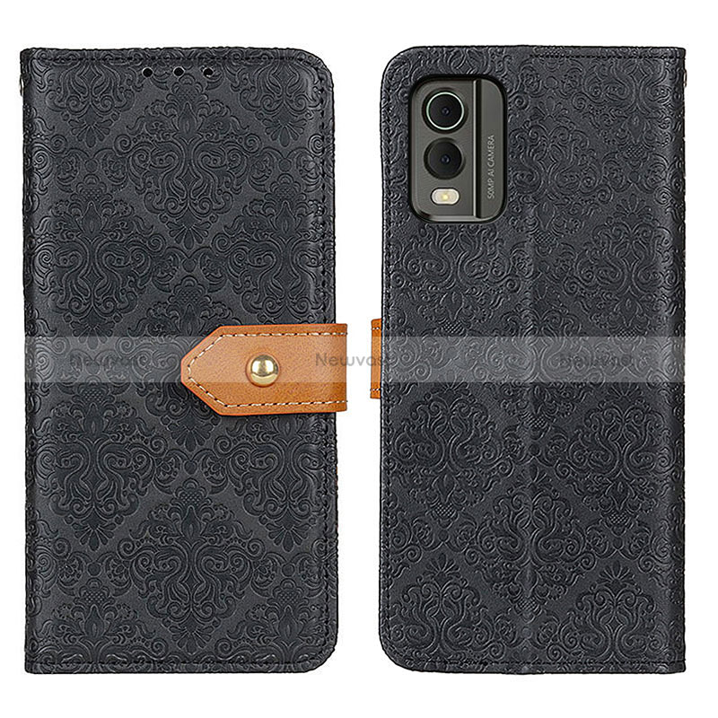 Leather Case Stands Flip Cover Holder K05Z for Nokia C32