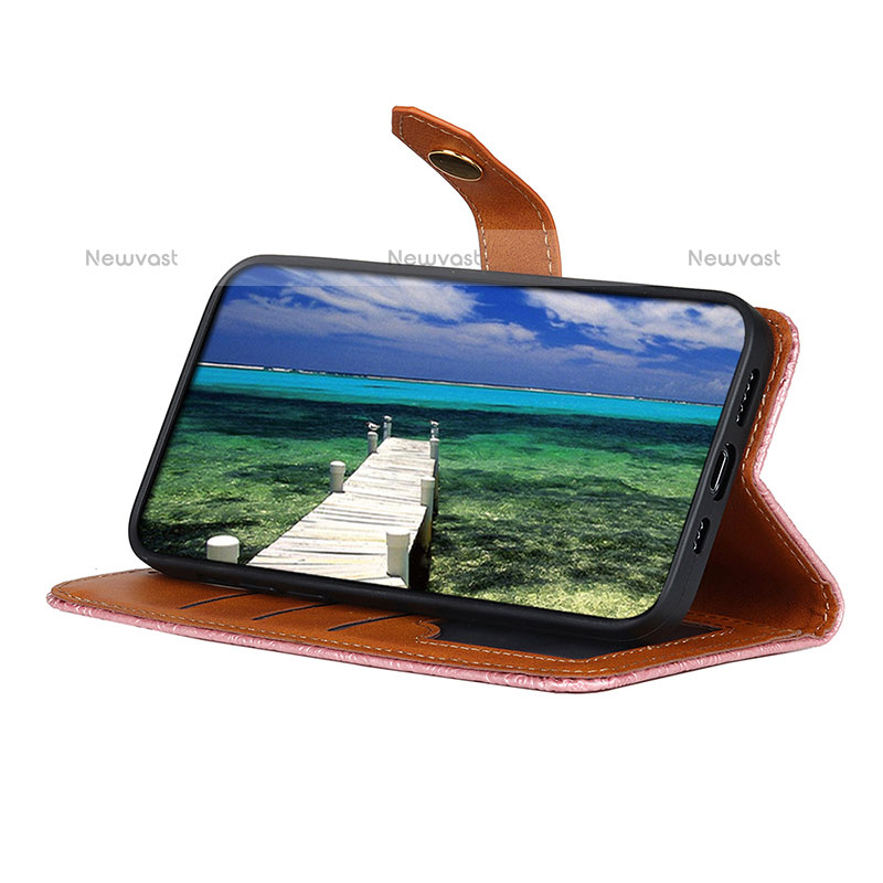 Leather Case Stands Flip Cover Holder K05Z for Oppo A93 5G