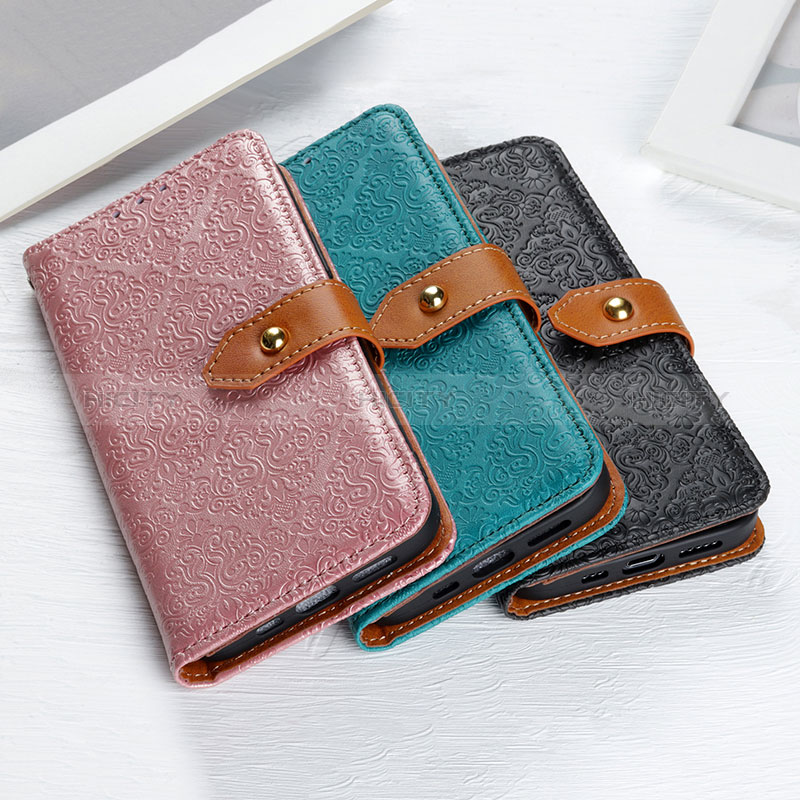 Leather Case Stands Flip Cover Holder K05Z for Samsung Galaxy F23 5G