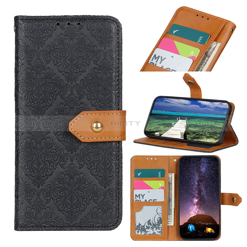 Leather Case Stands Flip Cover Holder K05Z for Samsung Galaxy F23 5G