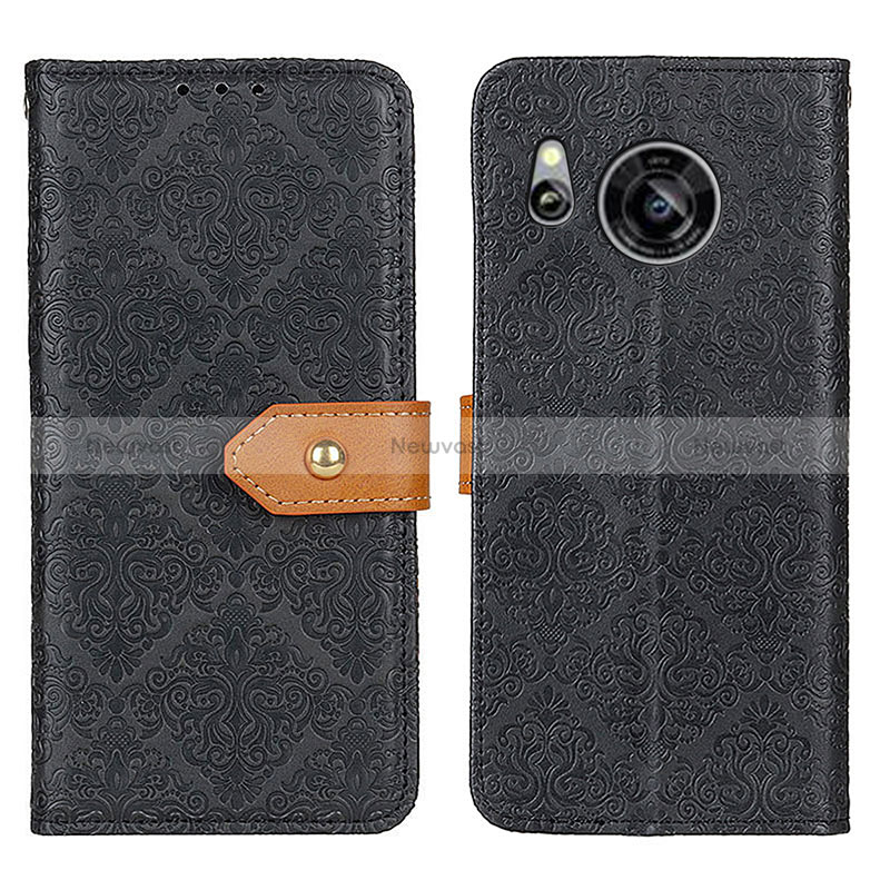 Leather Case Stands Flip Cover Holder K05Z for Sharp Aquos Sense7