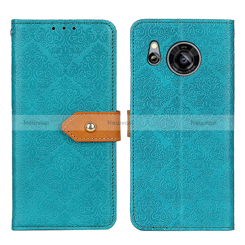 Leather Case Stands Flip Cover Holder K05Z for Sharp Aquos Sense7