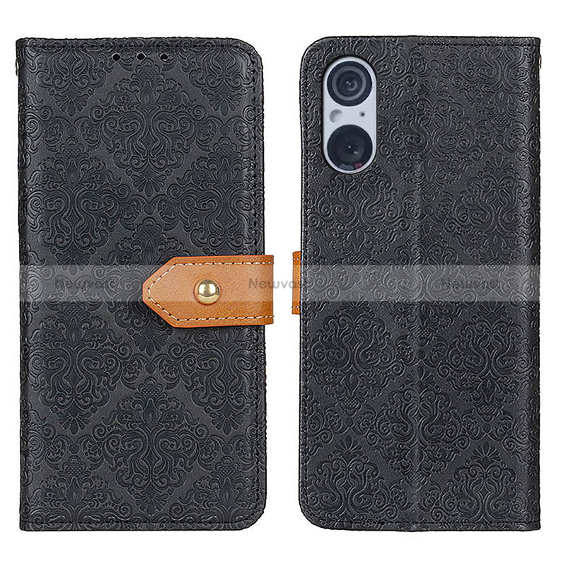 Leather Case Stands Flip Cover Holder K05Z for Sony Xperia 5 V