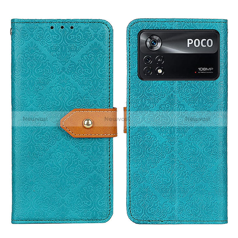 Leather Case Stands Flip Cover Holder K05Z for Xiaomi Poco X4 Pro 5G
