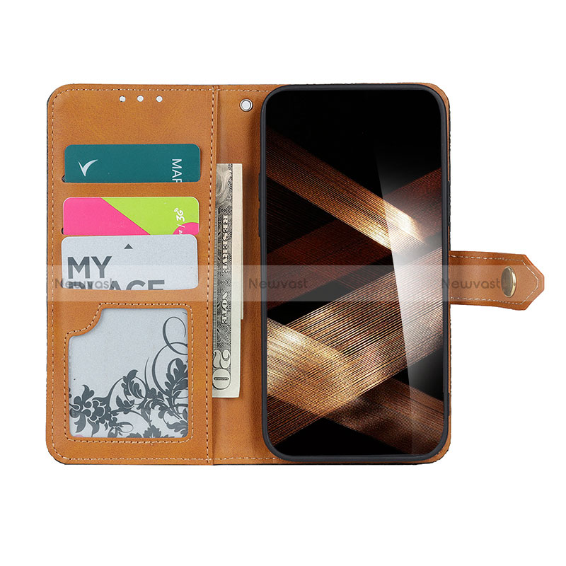 Leather Case Stands Flip Cover Holder K05Z for Xiaomi Redmi 13C