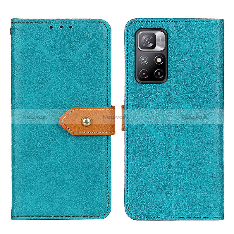 Leather Case Stands Flip Cover Holder K05Z for Xiaomi Redmi Note 11 5G