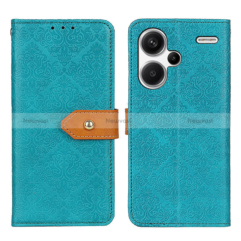 Leather Case Stands Flip Cover Holder K05Z for Xiaomi Redmi Note 13 Pro+ Plus 5G