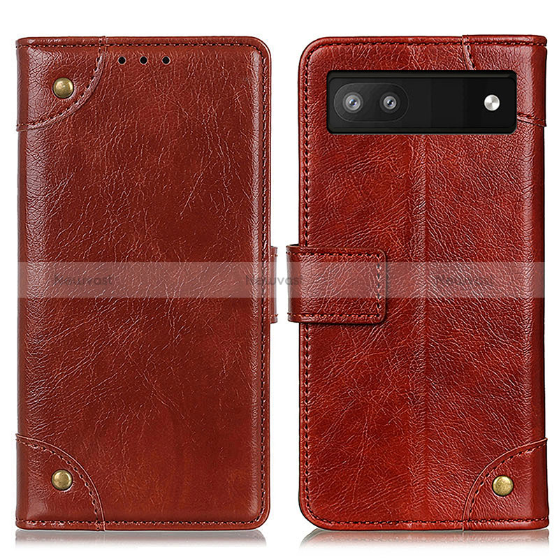 Leather Case Stands Flip Cover Holder K06Z for Google Pixel 7a 5G