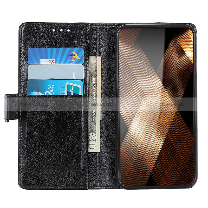 Leather Case Stands Flip Cover Holder K06Z for Huawei Honor 50 Lite