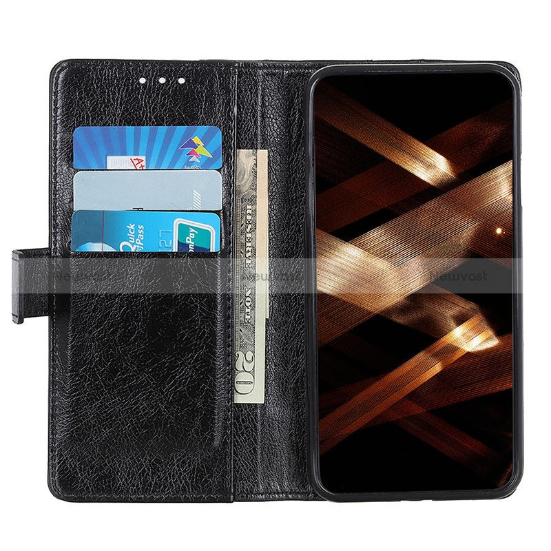 Leather Case Stands Flip Cover Holder K06Z for Motorola Moto G72