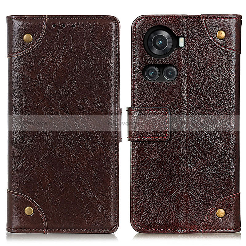 Leather Case Stands Flip Cover Holder K06Z for OnePlus 10R 5G