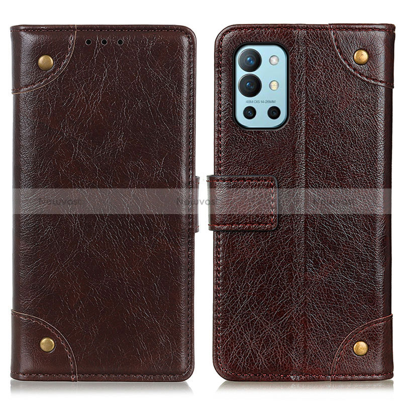 Leather Case Stands Flip Cover Holder K06Z for OnePlus 9R 5G