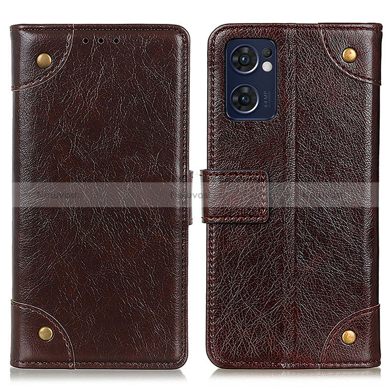 Leather Case Stands Flip Cover Holder K06Z for OnePlus Nord CE 2 5G