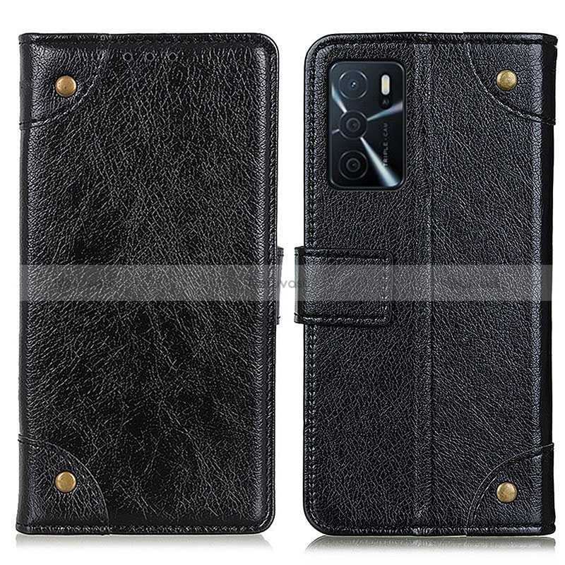 Leather Case Stands Flip Cover Holder K06Z for Oppo A16